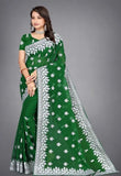 Heavy Silver Embroidery Work With Full Silver Stone Work Beautifull Saree